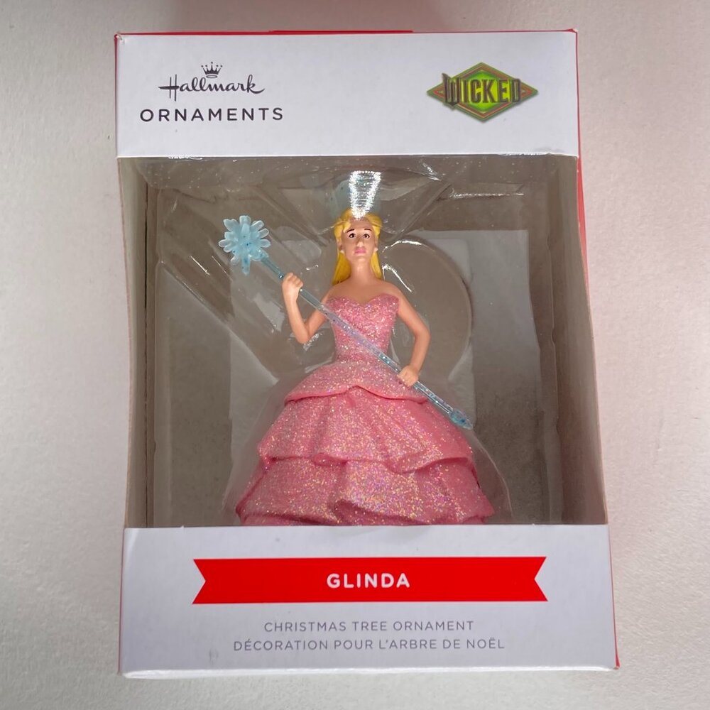 2024 Wicked Glinda Ornament Hallmark Christmas NIB Universal